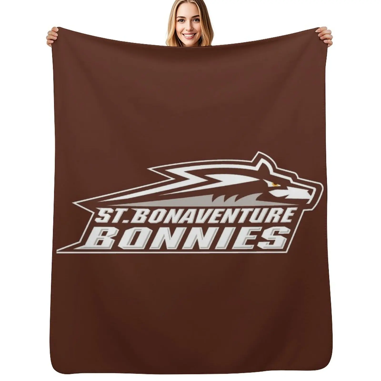 

the Bonnies-St. Bonaventure-icon Throw Blanket All Season Soft Lightweight Blanket for Home