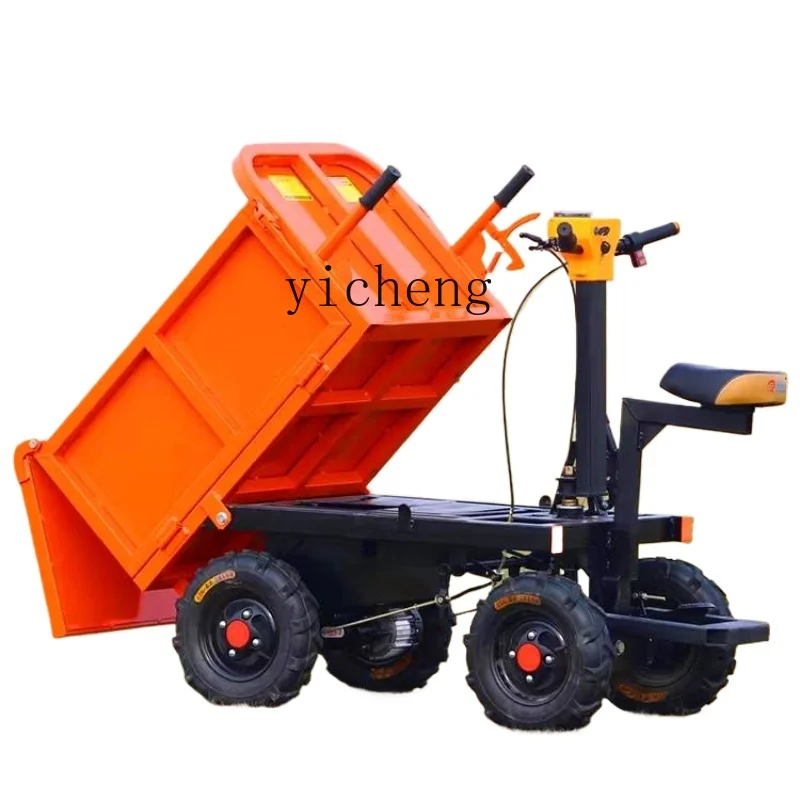 Zf Electric Three-Wheel Truck Four-Wheel Dump Truck Mortar Concrete Truck Agricultural Transport Breeding