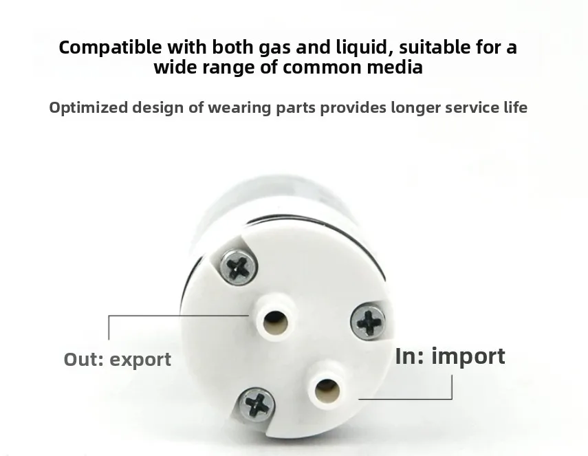 Miniature diaphragm pump vacuum , small water pump laboratory motor pneumatic air pump 12v motor liquid