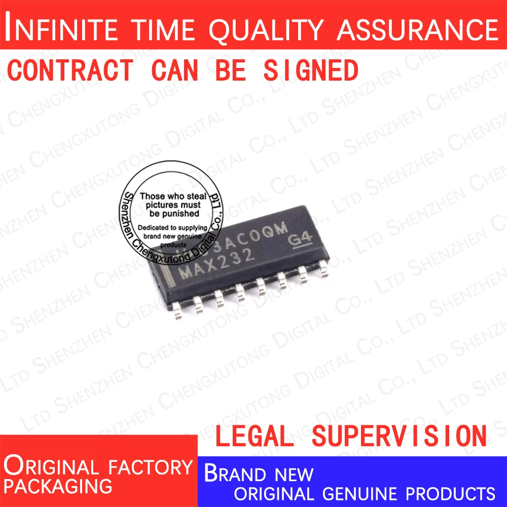 

10pcs/lot MAX232DR MAX232 SOP 100% genuine stock in brand new original packaging