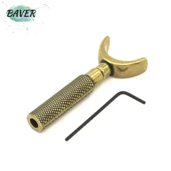 Alloy Dual Bearing Carving Swivel Knife Leather Craft Retro Bronze Color Tool DIY