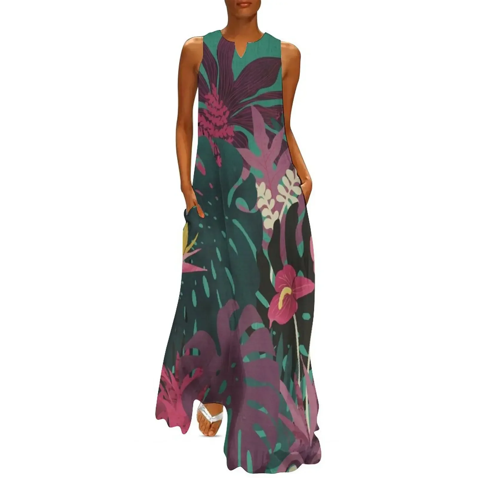 

Tropical Tendencies Long Dress women dress evening dress ladies beach
