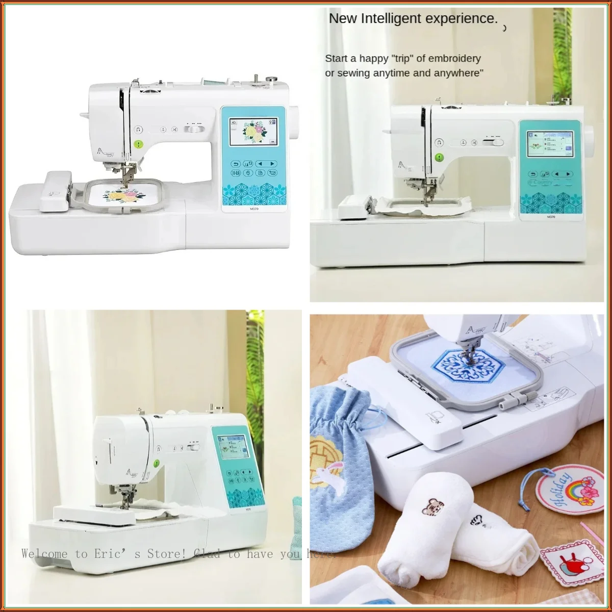 

Brother M370 Computer Embroidery & Sewing All-in-One Machine, Home Embroidery Label Maker with Sewing Function