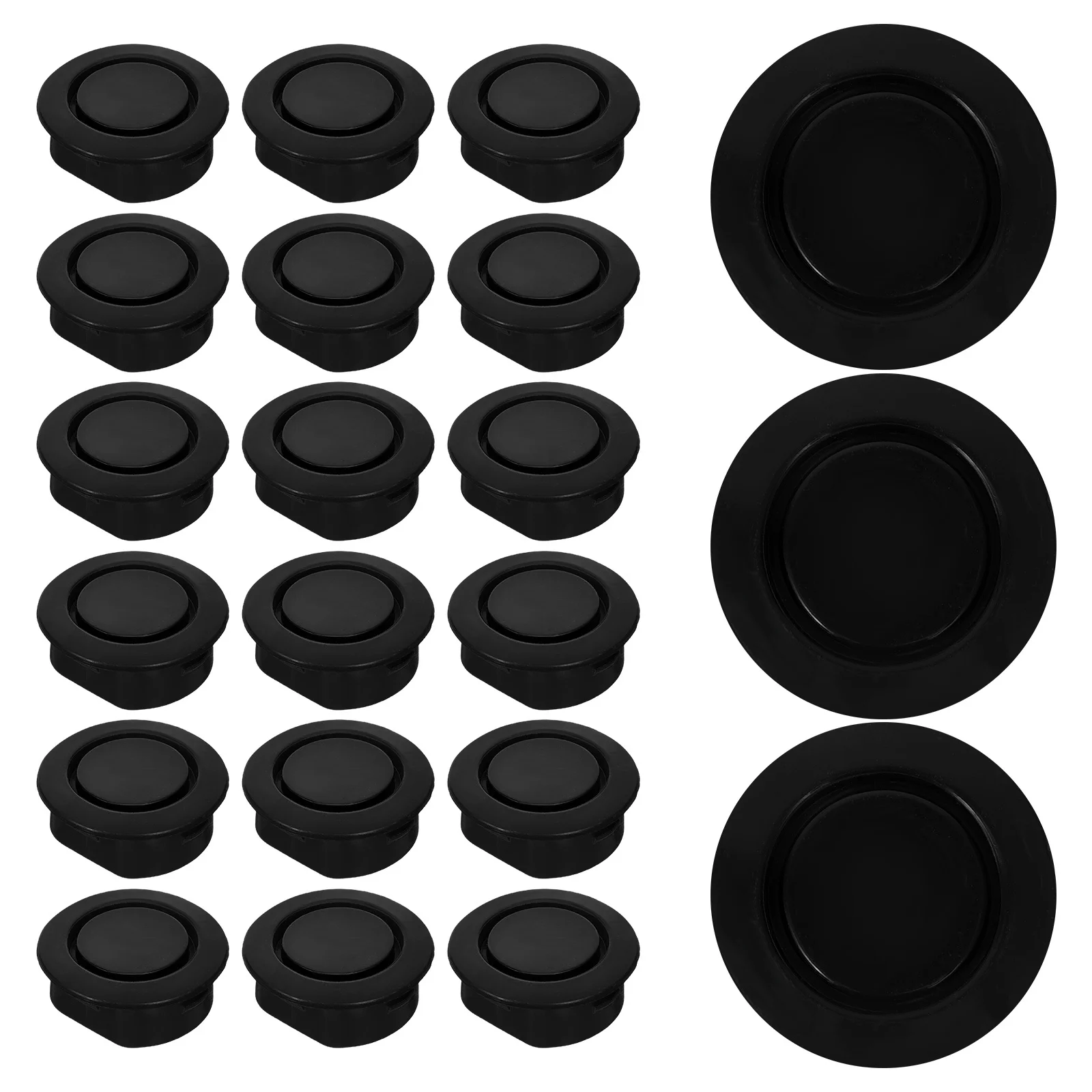 

24pcs Radar Hole Cover Car Bumper Plugs Front Rear Bumper Hole Cap Auto Body Protection Plastic Stopper For Universal