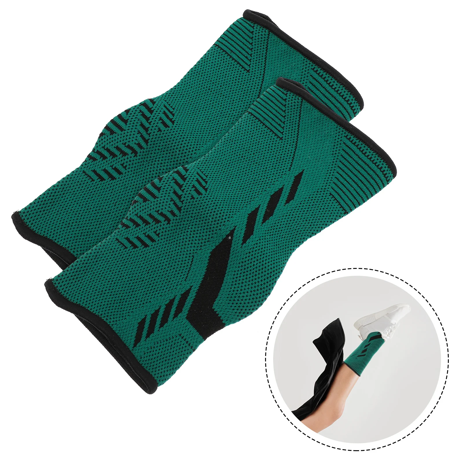 

1 Pair Compression Sleeve Elastic Foot Socks Plantar Fasciitis Relief Breathable Sports Ankle Brace For Running Walking Hiking