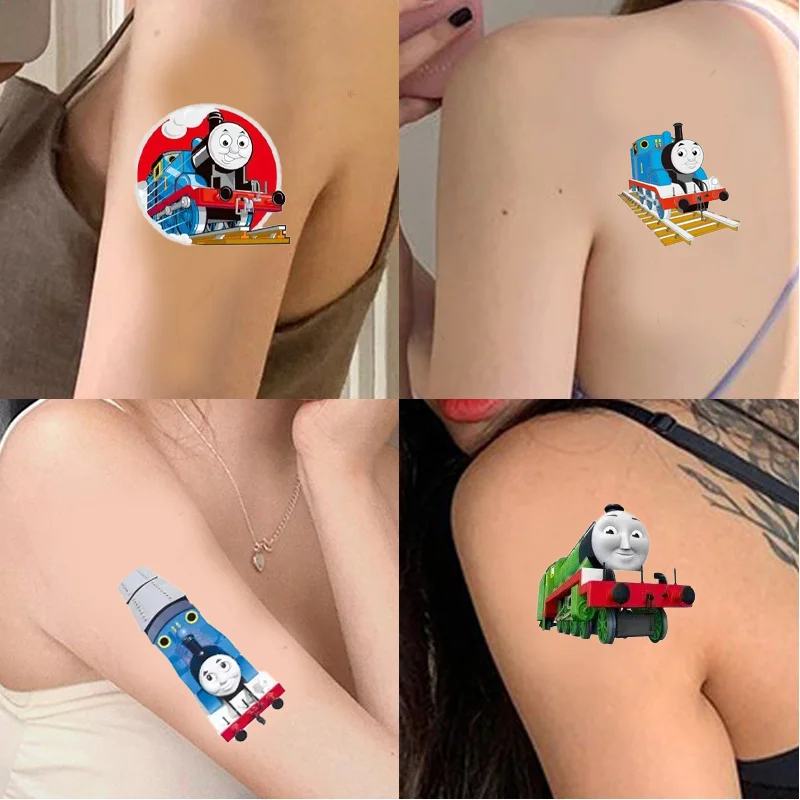 Thomas Train and His Friends Tattoos Kids StickersTrain Boys Kids Party Supplies Gifts Children\'s Diary Stickers Baby Shower