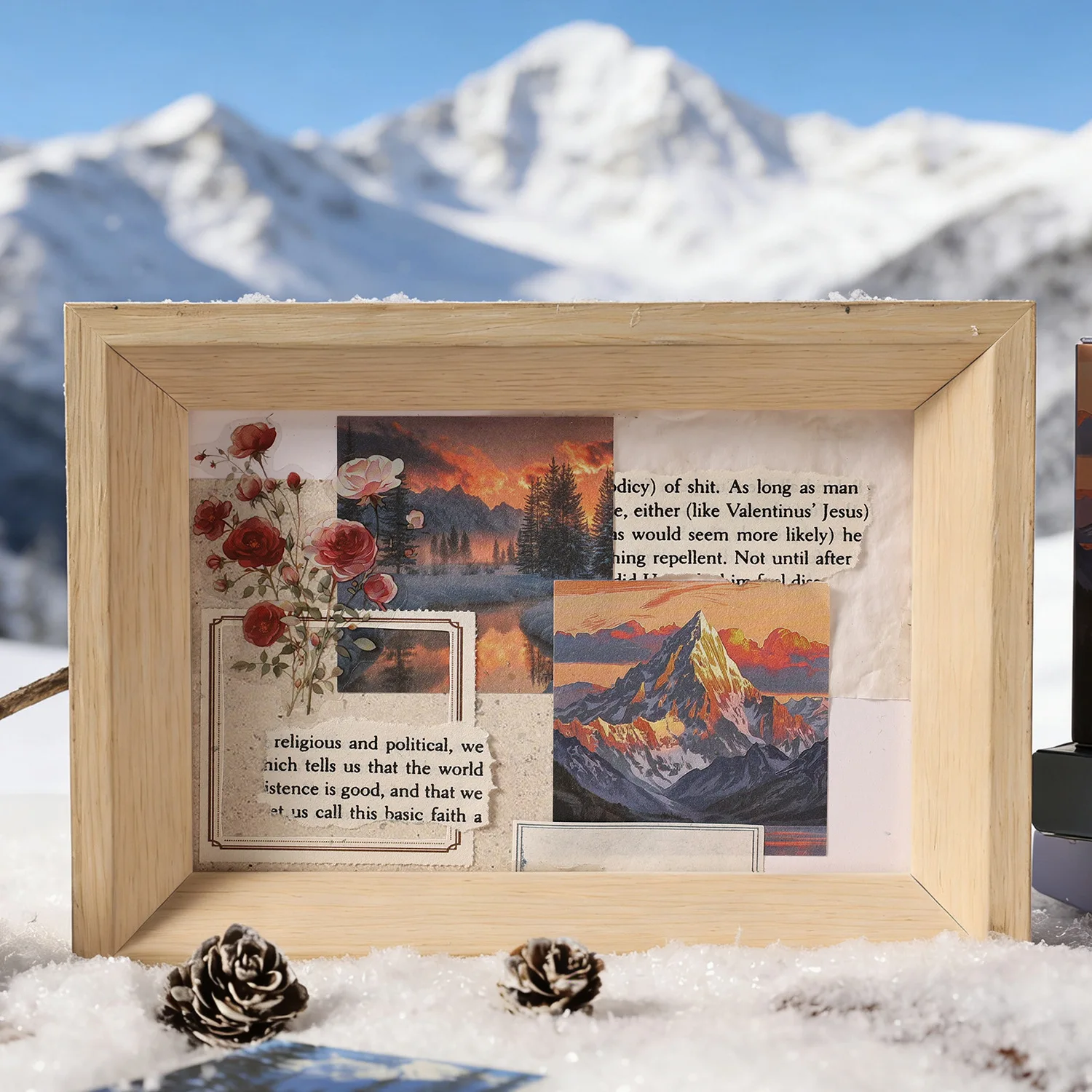 

24 шт./лот Блокноты для заметок из дизайнерской бумаги: «Исследование зимнего снега», бумага для джанк-журналов, скрапбукинга, открыток, фоновая декоративная бумага