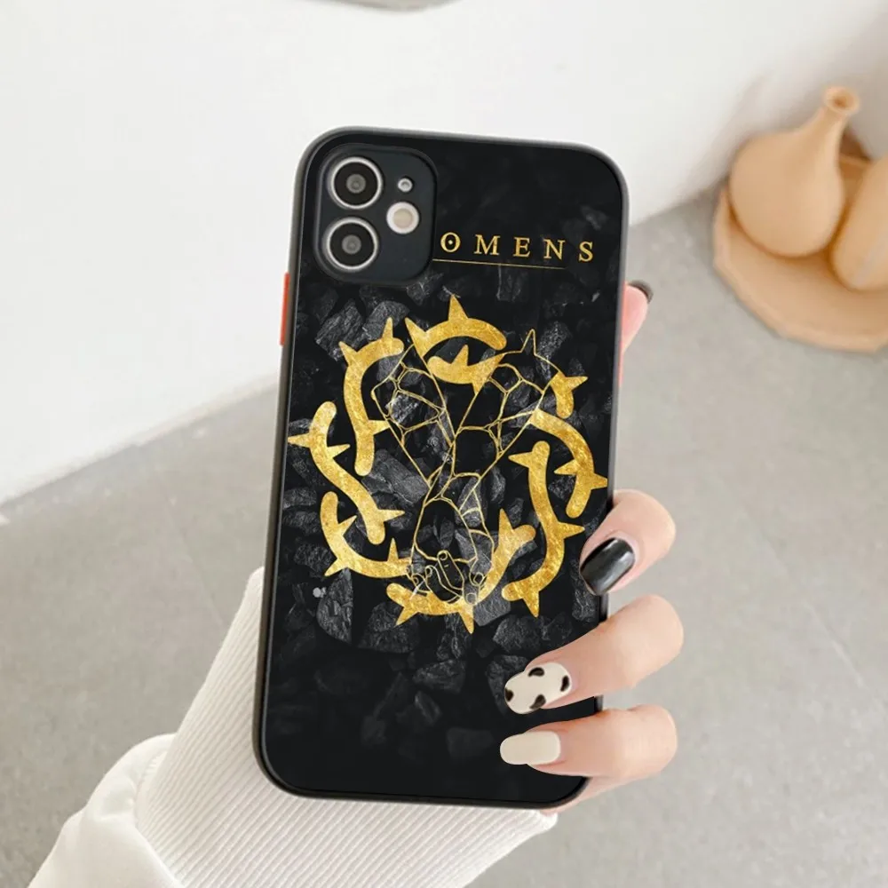 Bad Omens Music Band Phone Case For IPhone 14 11 12 13 Mini Pro Max 8 7 Plus X XR XS MAX Translucent Matte Cover