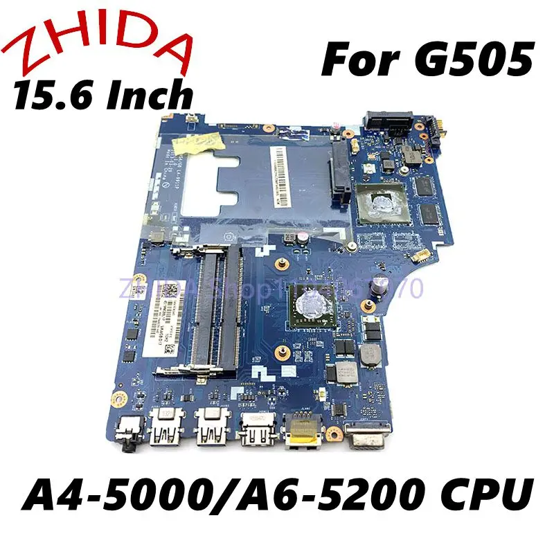 For Lenovo ideapad G505 Laptop Motherboard 15.6 Inch VAWGA GB LA-9911P With A4-5000/A6-5200 CPU HD8570M GPU Mainboard