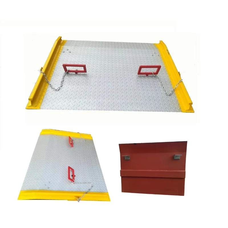 Heavy Duty Steel Truck Loading Dock Board Ramp 10000lbs to 13000lbs Capacity with Handle New Condition