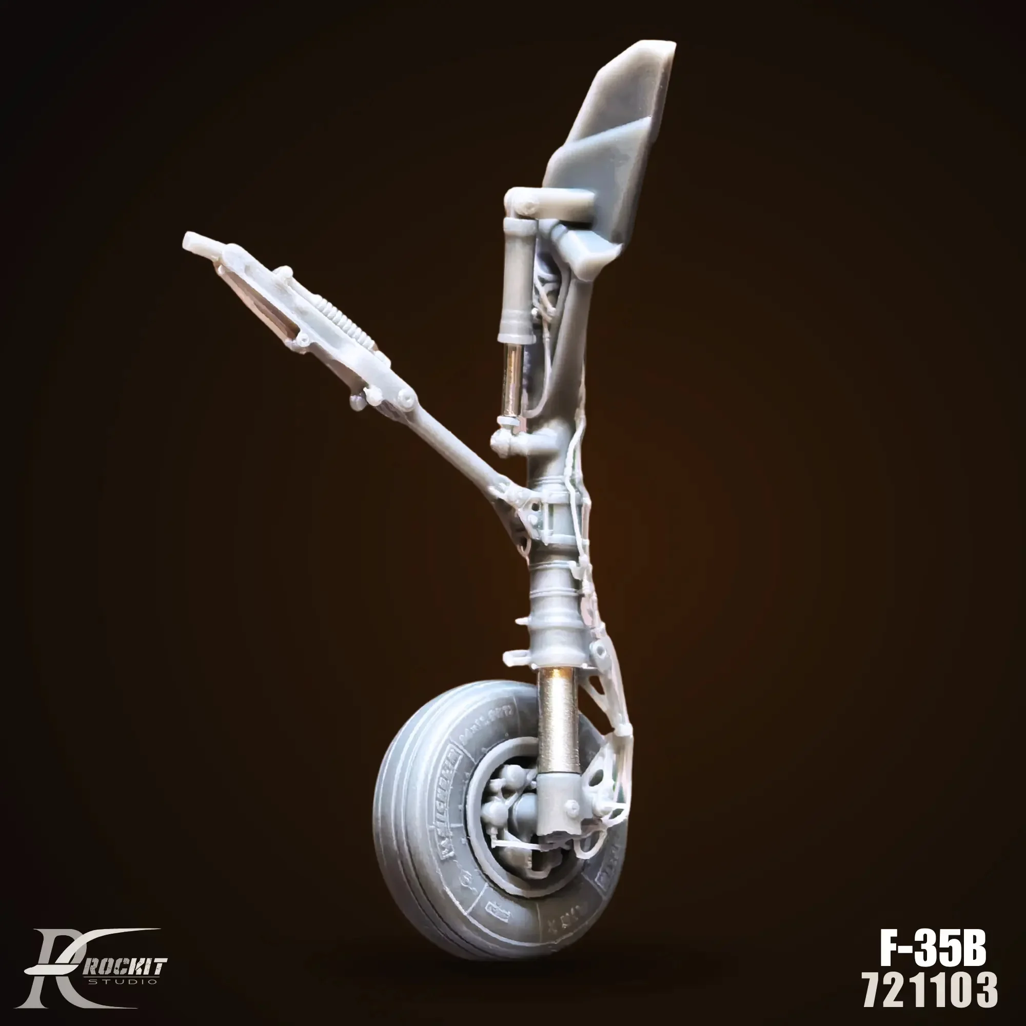 F-35B Landing Gear (Parked) ROCKIT 721103T 1/72 w/Metal Core 3D Printed（For TAMIYA）