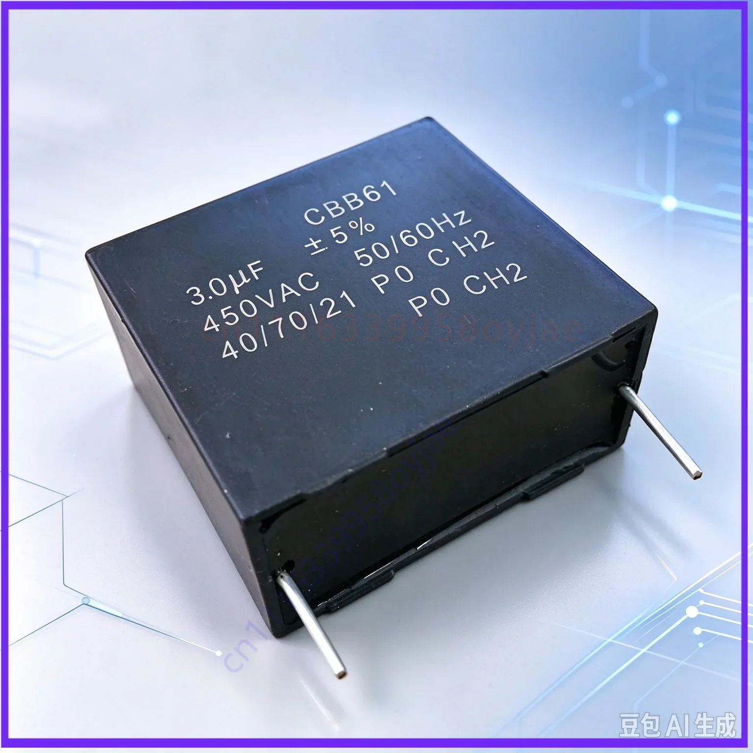 Genuine for Xiamen FARA CBB61 3UF 450VAC 1200VDC Film Capacitor  50pcs