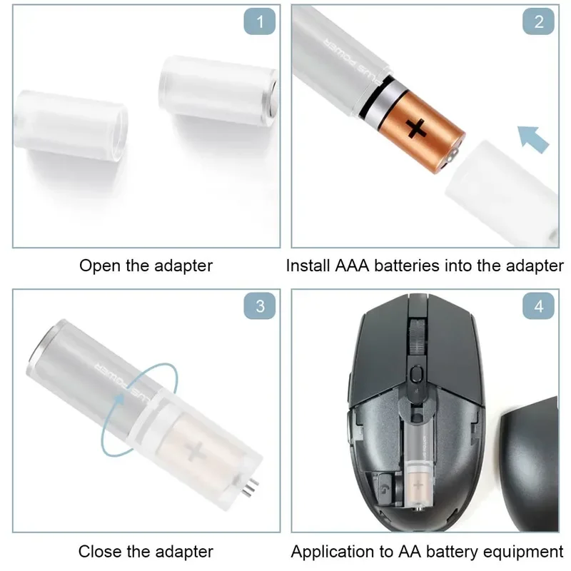 10/15PCS Adapter konwertera bateria ogniwowa AAA do rozmiar AA uchwyt baterii schowek obudowa z tworzywa sztucznego przełącznik do baterii AAA na AA