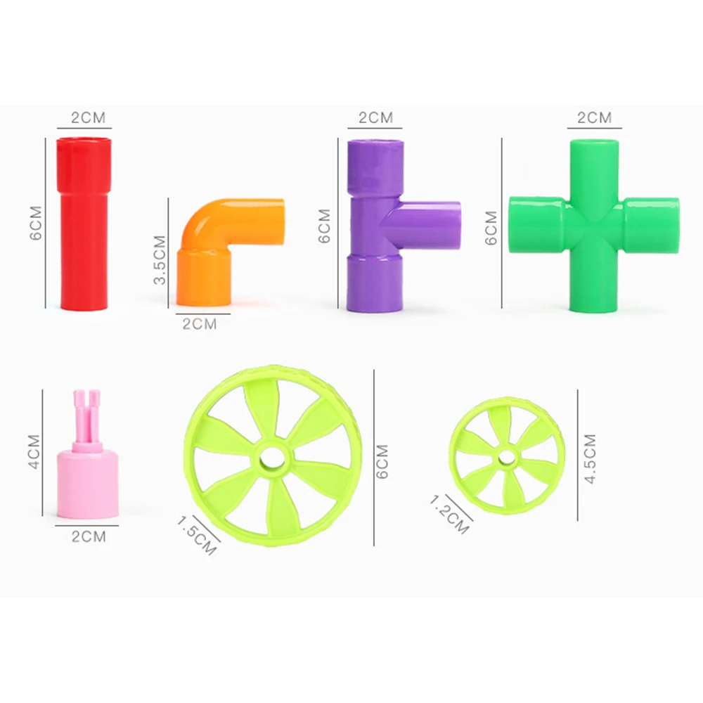 لعبة تكديس مكعبات بناء للأطفال الصغار من الأولاد والبنات لعبة الوالدين والطفل