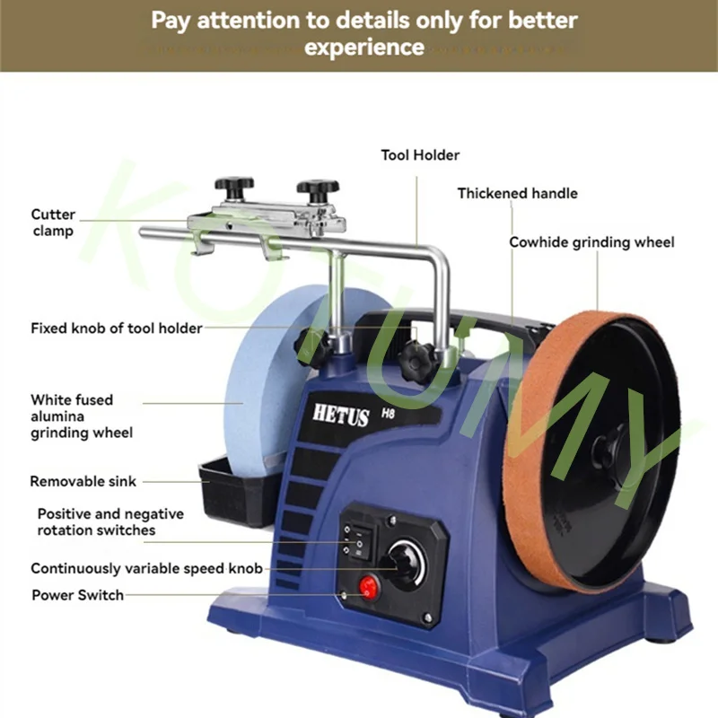 

Grinding，Polishing Integrated Sharpen Knife Tool Electric Knife Sharpener H8 Household Low-speed Water-cooled Knife Sharpener