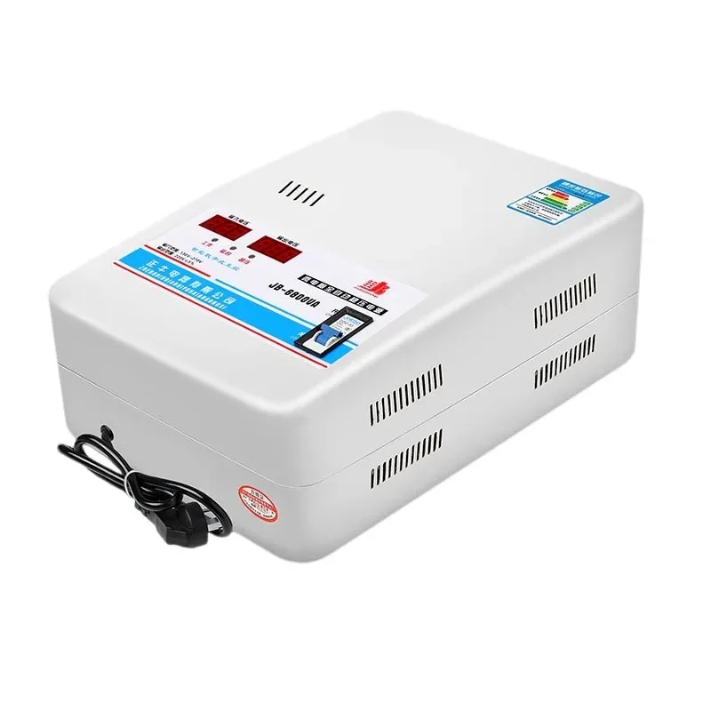 220V Automatic Voltage Stabilizer 15000W High Power Household Commercial Voltage Regulator Special For Air Conditioner