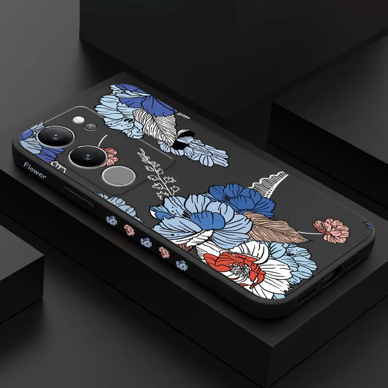 

Fragrant Flower Phone Case For VIVO V50 V40 V30 V29 V29E V27 V27E V25 V25E V23 V23E V21 V20 Y20 Y12 Y21 Y22 Pro 4G 5G Cover