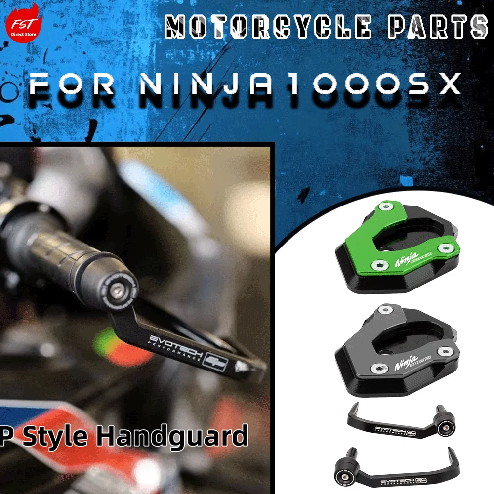 

Modified Side Stand & EP Style Handguards For Ninja 1000SX