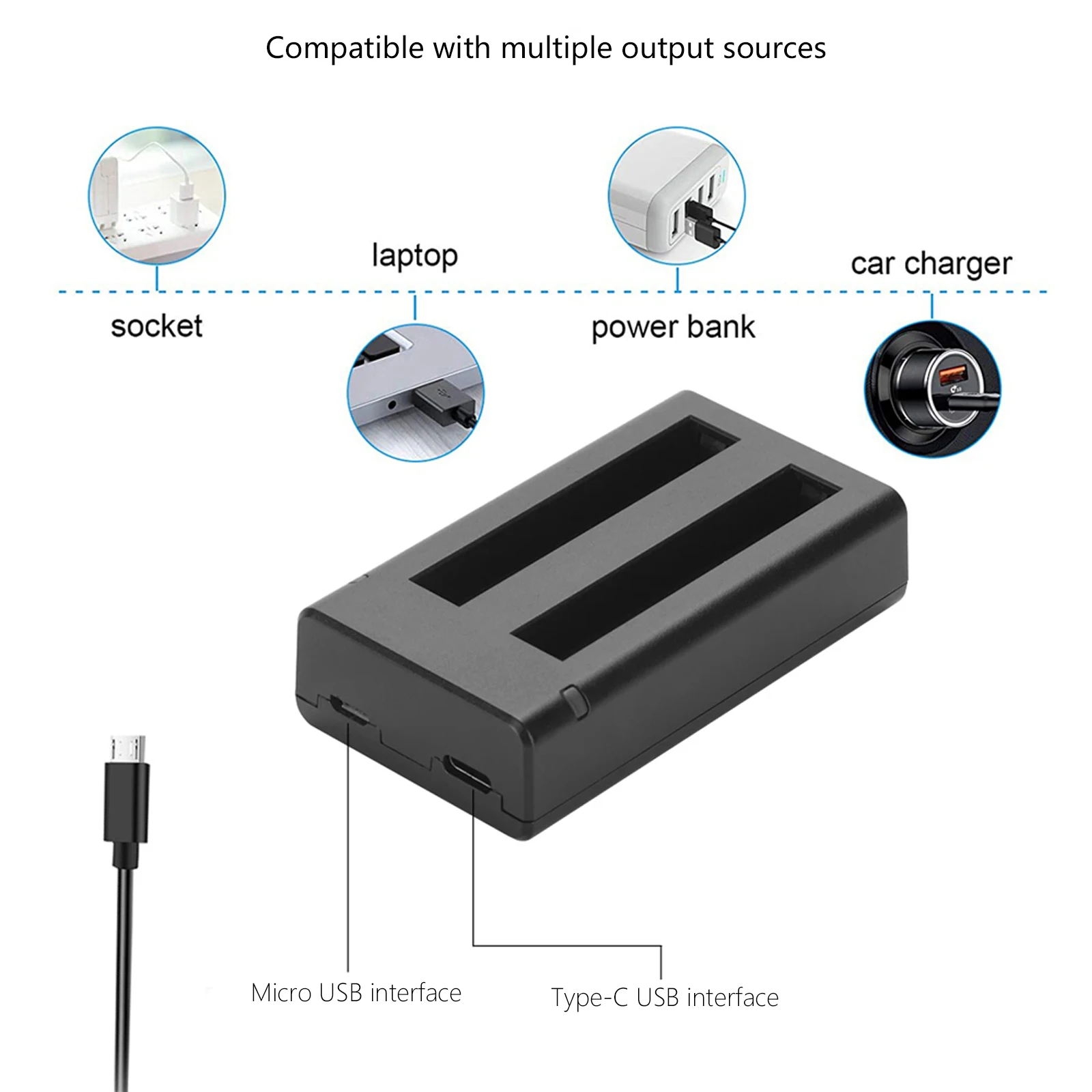 2200mAh IS360X3B Battery For Insta360 ONE X3 Battery Sports Action Camera LED Dual Charger Accessories