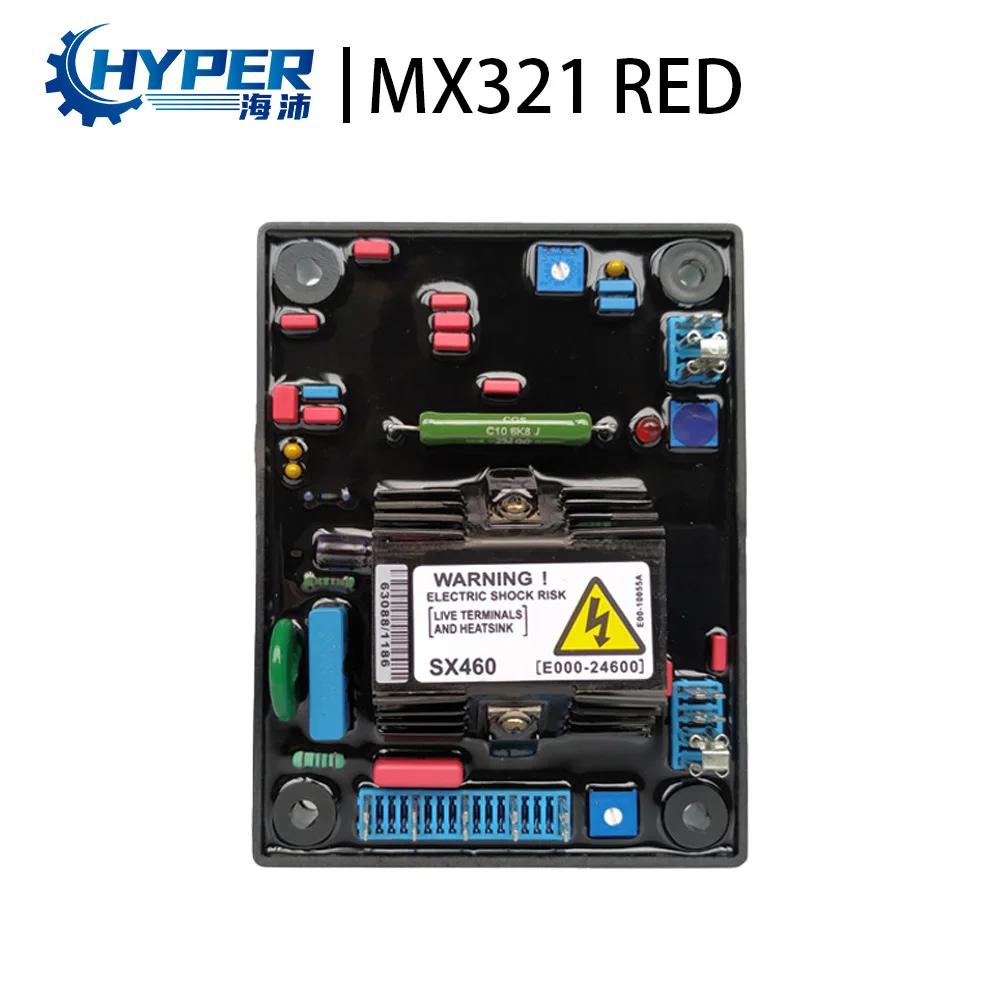 

MX321 RED CBB AVR PMG Permanent Magnet Generator Automatic Voltage Regulator Stabilizer Three Phase Genset Spare Parts