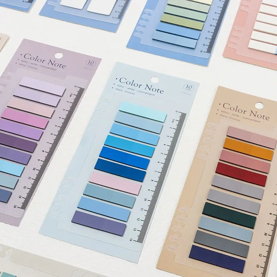 60/90/120/200 blätter Self Adhesive Sticky Notes Memo Pad Flaggen Tab Lose-blatt Index Aufkleber Lesezeichen seite Aufkleber Sticky Notes