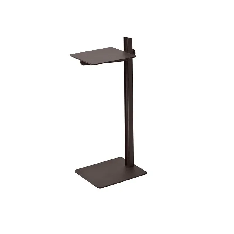 

Liftable Stainless Steel Side Table Living Room Home Sofa Side Table Iron Small Square Table Bedroom Bedside Storage Rack