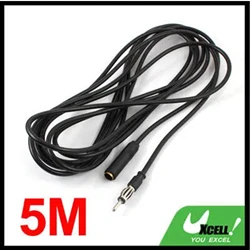 UXCELL Car Male to Female Radio Antenna Adapter Extension Cable 5M for Ford for Chevy for Honda for Toyota for Nissan for BMW