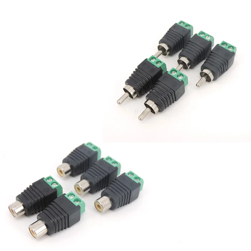 

5 шт. RCA клеммная колодка «папа-мама» CAT5 для камеры видеонаблюдения, видеобалун RCA «мама или «папа», разъем AV, винтовой разъем J17