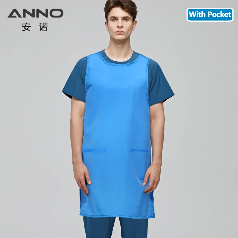 ANNO Waterproof Anti-static Anti-oil Apron Work Clothes Adult Coverall Sleeveless Clean Non-stick Sanitary Skirt Pet Apron