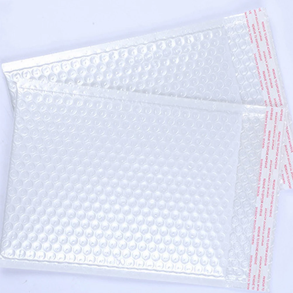 

50pcs Bubble Bags Lightweight Waterproof Shockproof Packaging Pouch For Mailing Books Protection Reusable Strong Mailer 20X15Cm