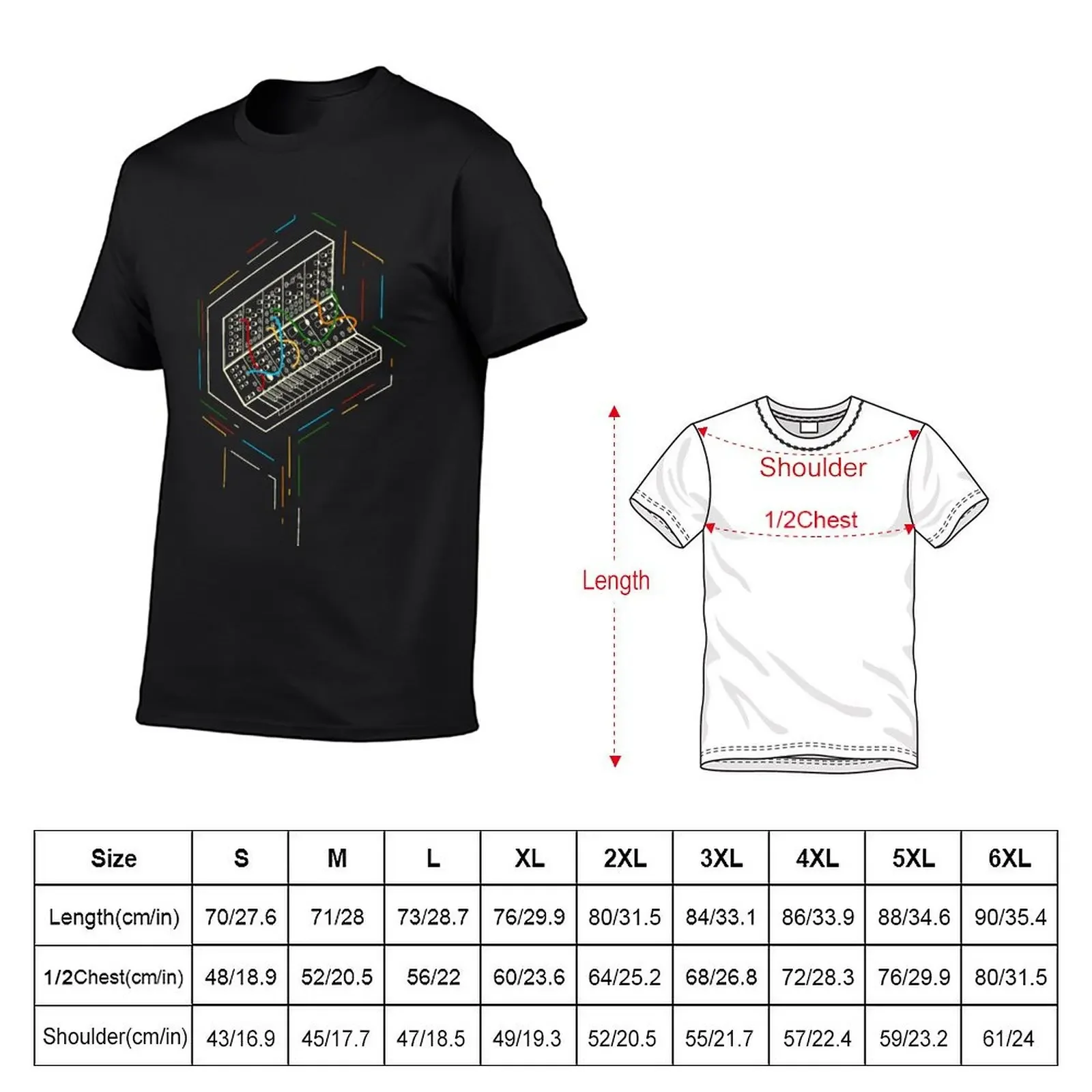 Modular Synthesizer T-Shirt graphics anime t shirts rapper graphic tees tee shirts for men