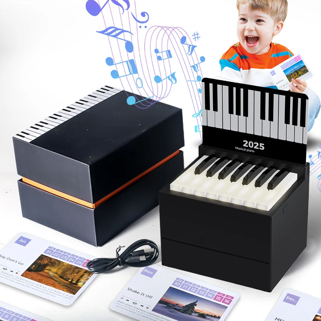 Taylor Swift Mini Piano Desk Calendar 2025 New Bluetooth Fun Piano And Beautiful Card Realistic Beautiful Gift For Fans