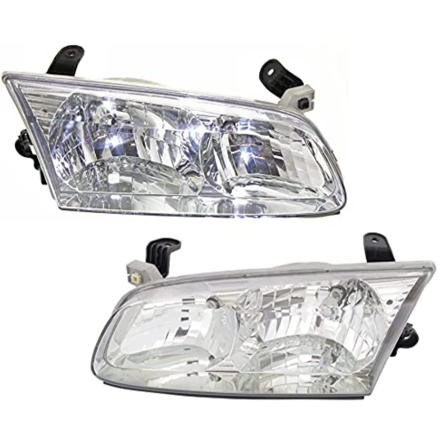 

Driver and Passenger Side Headlight for Camry CE LE XLE 2000-2001 Halogen With bulb s Replaces# 81110AA020 81150AA020