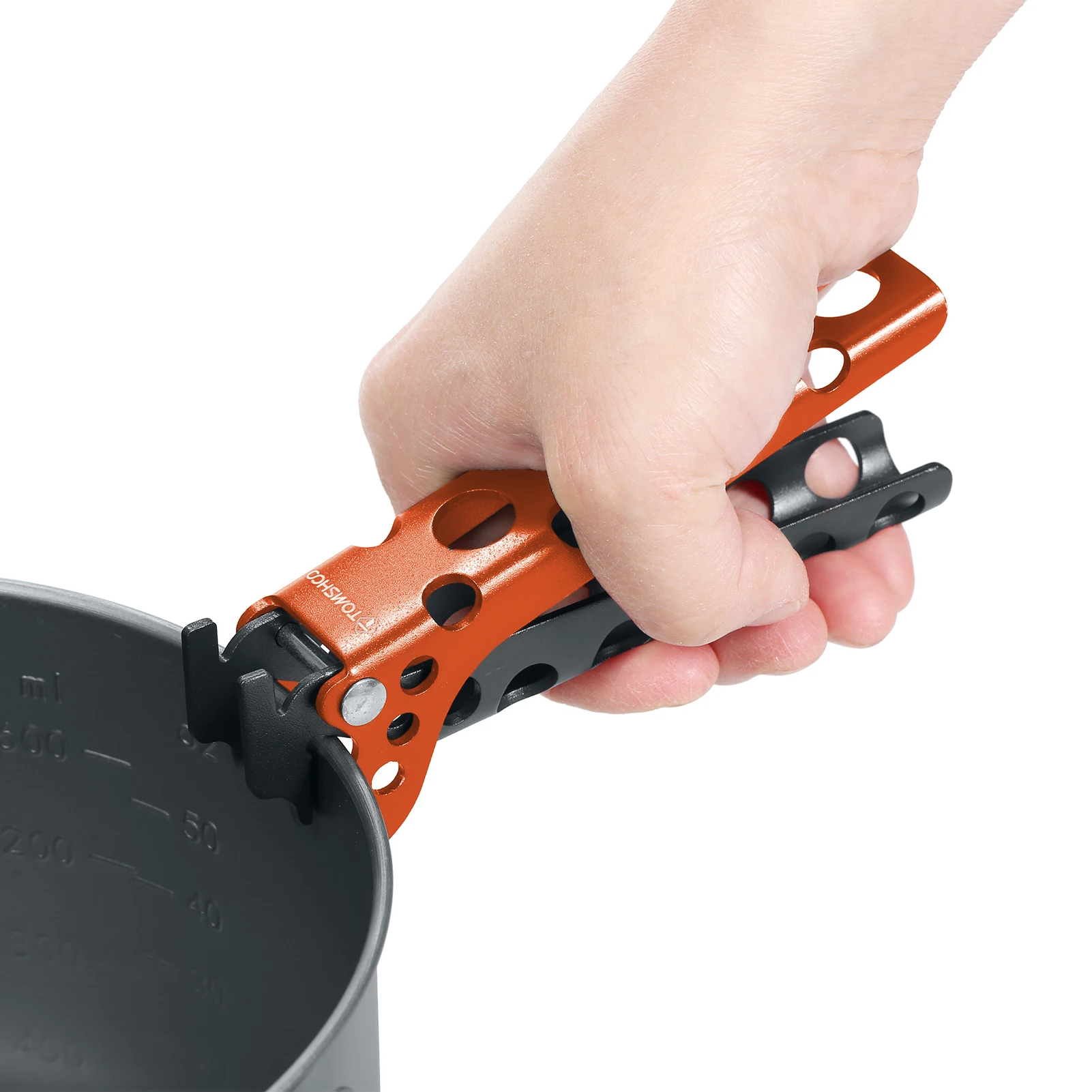 TOMSHOO Aluminum Pot Lifter Camping Pot Pan Grip Handle Outdoor Cooking Pot Holder