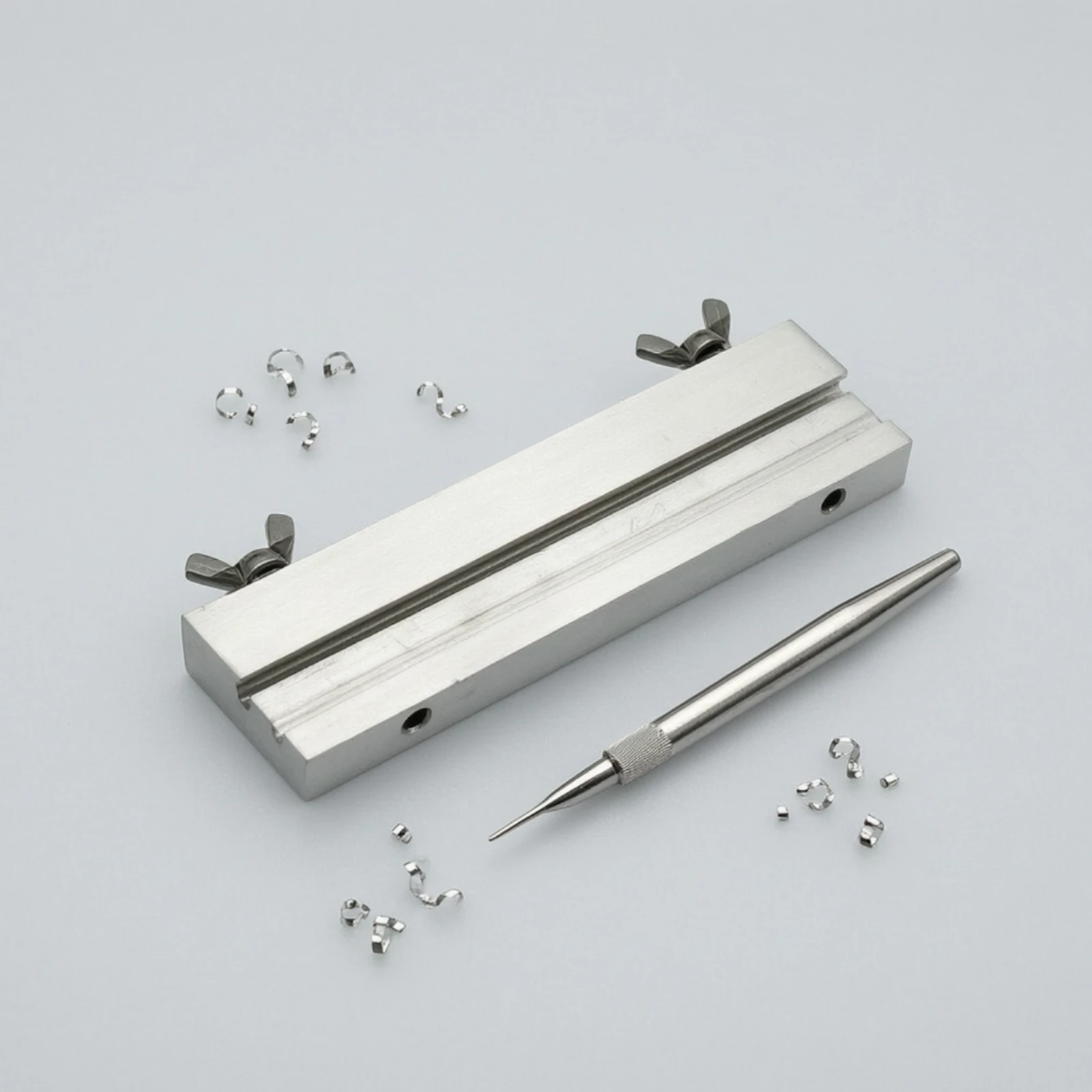 Engraving Clamp Metalworking Clamp with Wing-Nut Fasteners for Engravers, Jewelry Making, Stamping