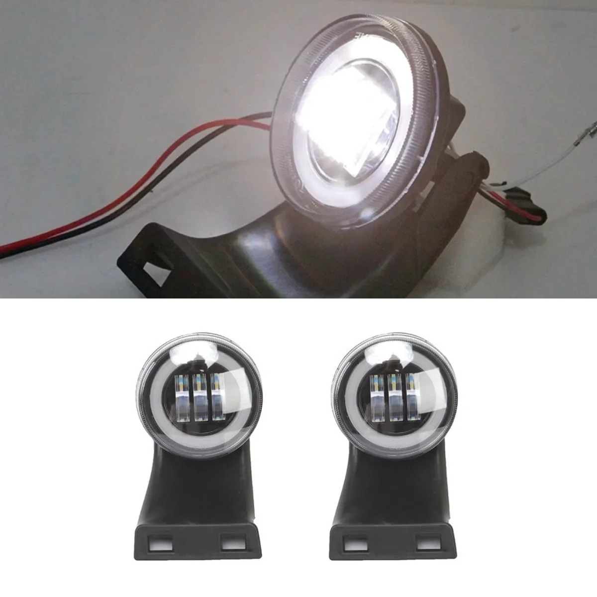 

Front Bumper Fog Light Daytime Running Light Assembly For Dodge Rams 1500 1994-2002 Body Kit Car Accessories