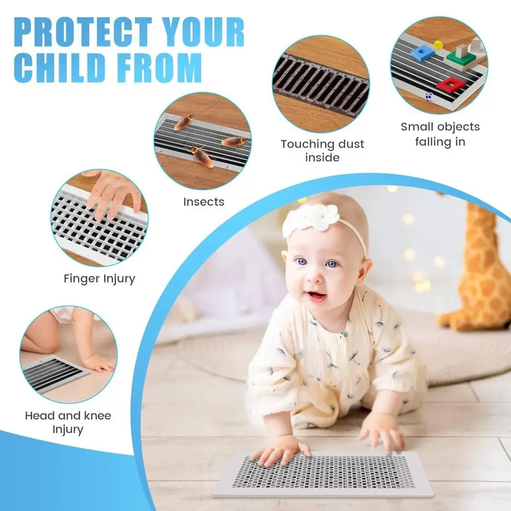 Silicone Rubber Floor Ventilation Hood Secure Improve Air Circulation Silicone Flooring Insect Prevention Protection