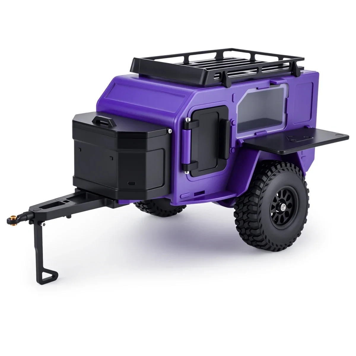 

OGRC Plastic Off-Road Camping Trailer DIY Decoration for 1/18 1/24 Axial SCX24 TRX4M RC Crawler Car Upgrade Accessories