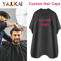 Salon Cape Custom Logo Hairdressing Cape With Adjustable Snap Hair Cape Hairdresser With Logo Cape For Hair Cutting