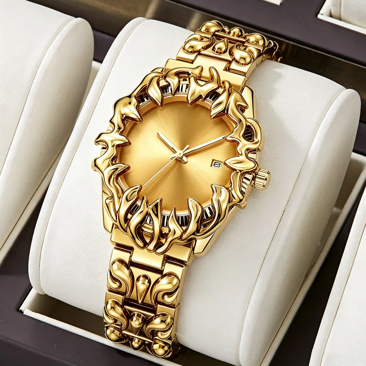 

Creative Quartz Watch for Man Woman Y2K Design Stainless Steel Wristwatch Unique Personality Life Waterproof Clock Reloj
