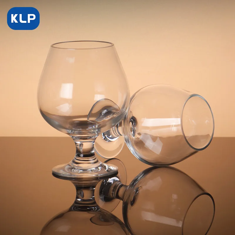 KLP 1pcs Lead free glass brandy stemmed tall wine glass, domestic or commercial, can be used for foreign wine, whisky, brandy