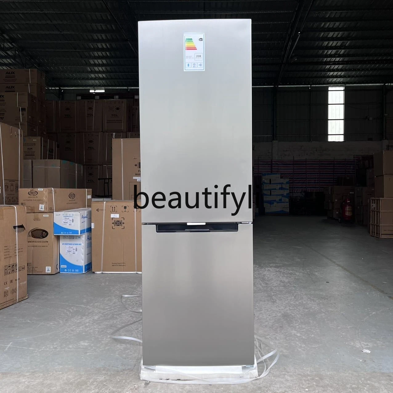 

Large double door refrigerator household frozen refrigerated air-cooled frost-free 290L two door refrigerator