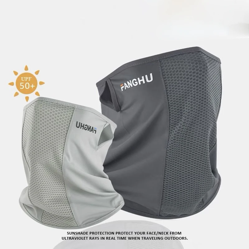 

Summer Hanging Ear Type Sun Mask Neck Protection Breathable Full Face Mask Men and Women Outdoor Cycling Fishing Equipment