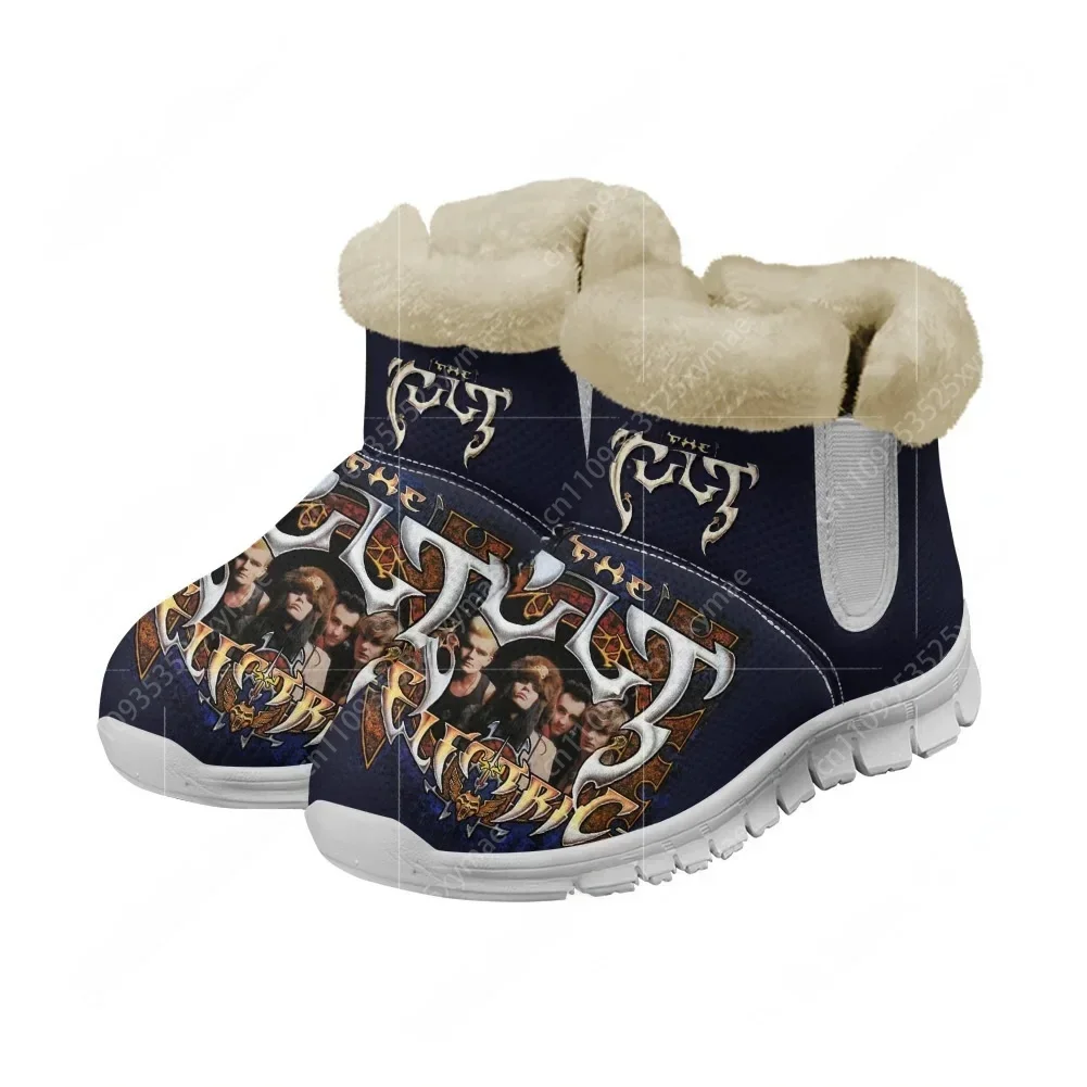 

The Cult Electric Group Band Snow Boots Mens Womens Rock Heavy Metal Keep Warm Shoes Casual Lightweight Plush Thickened Sneakers