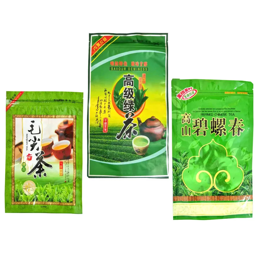 

250g Chinese Biluochun Green Tea Set Vacuum Plastic Bags maojian Bags Compression No Packing Bag