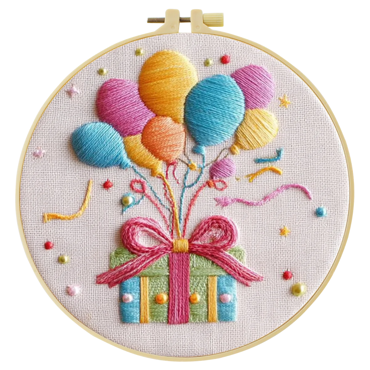 1 Stück 20X20CM/15X15CM 7,87/6,3 Zoll Stickerei-Starter-Kit DIY-Set Heimdekoration – Detail 4
