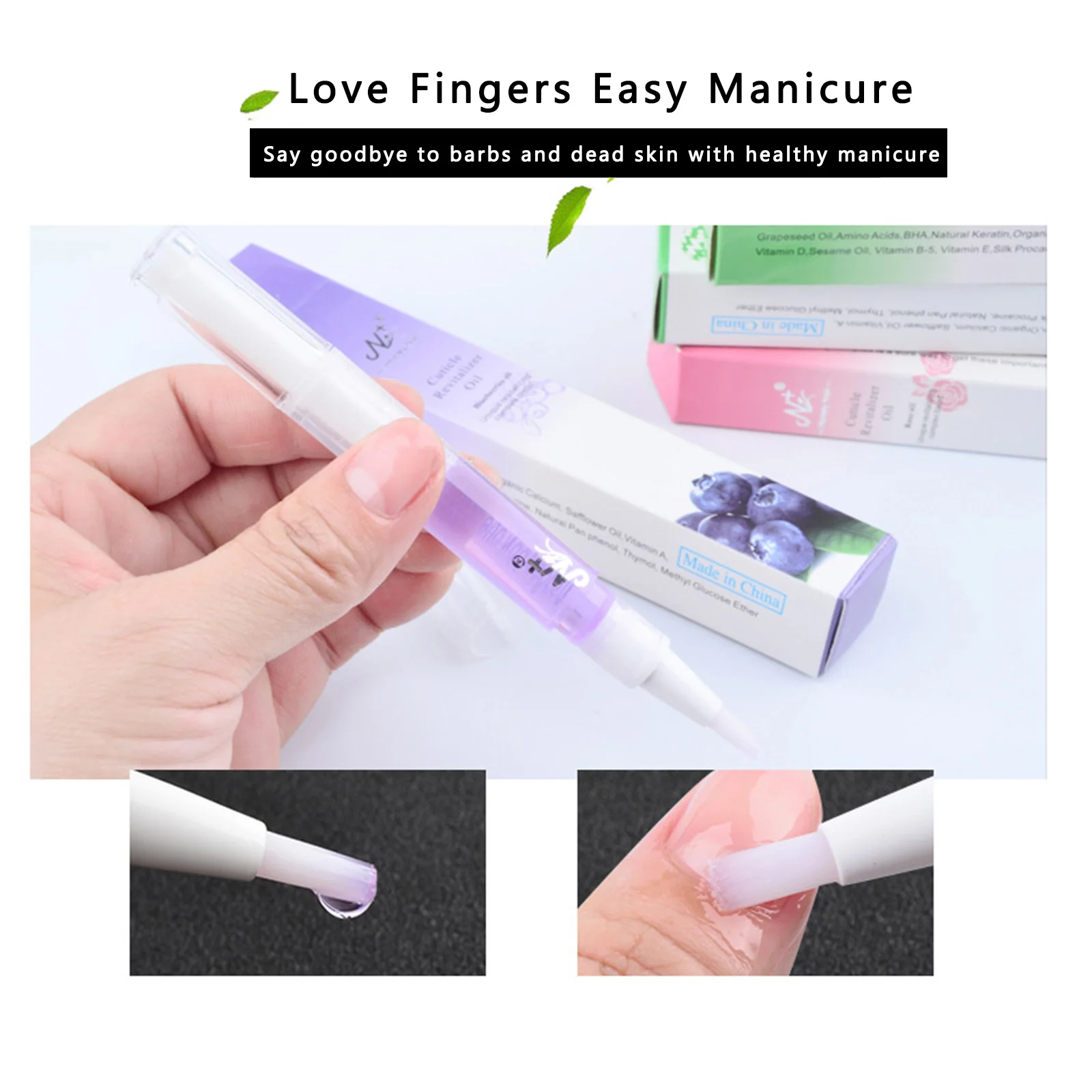 Nourishment Manicure Nutrition Cuticules Oil Pen Revitalizer Nourishing Treatments Moisturizing Maintenance Prevents Barbs Nails