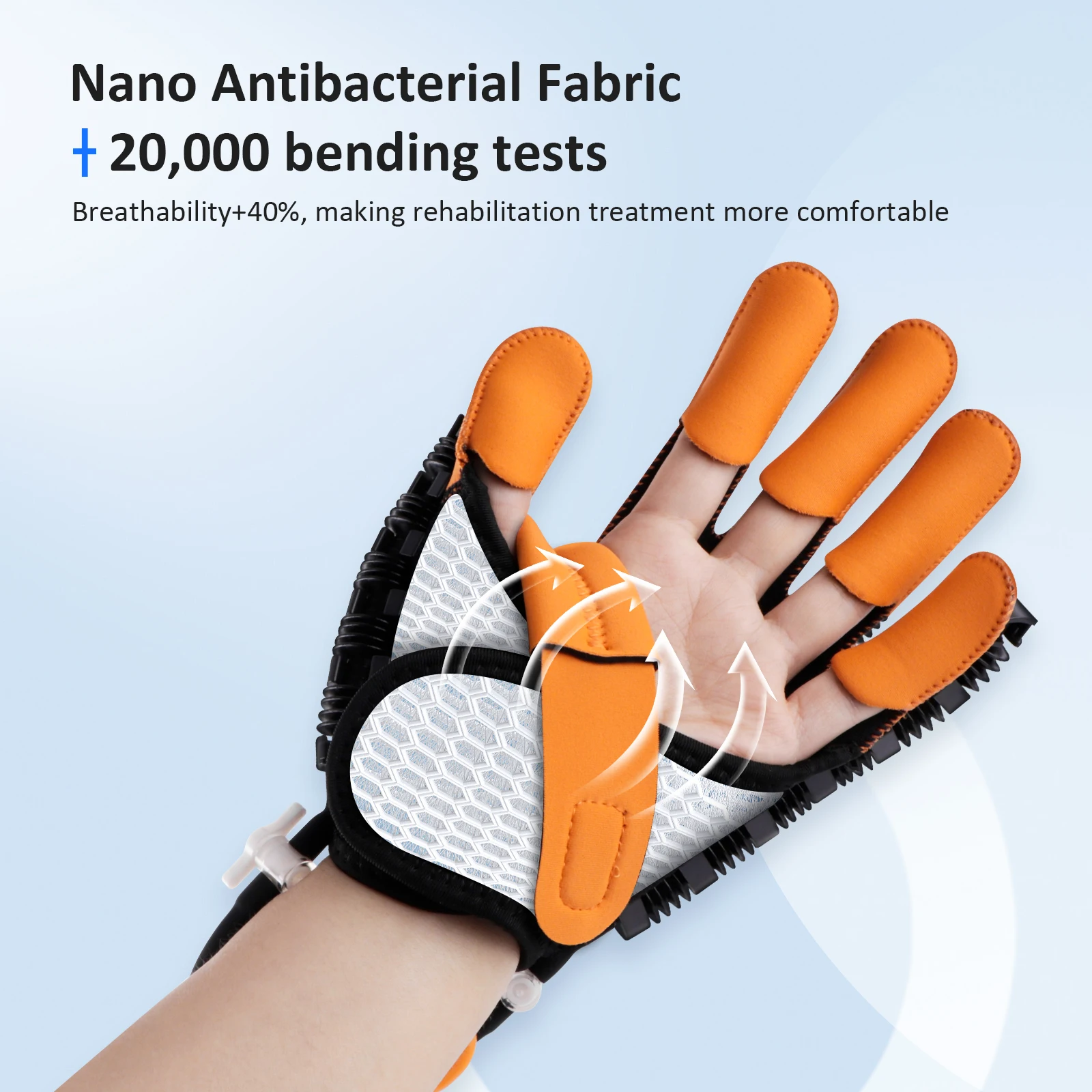 Left & Right Hand Massage Gloves for Rehabilitation Robot Equipment Stroke Hemiplegia Hand Finger Training Gloves(no Machine) view 4