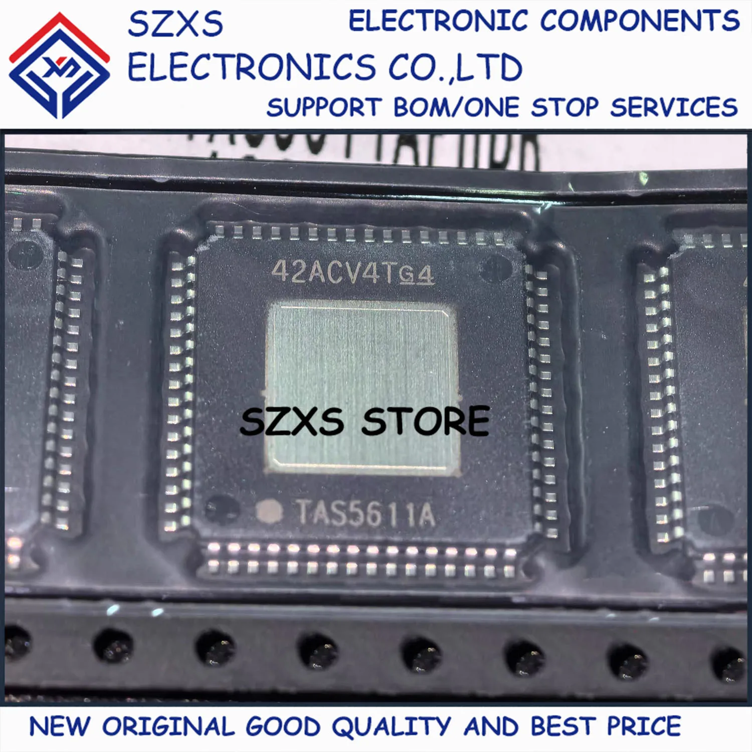 New Original 2Pcs TAS5611APHDR TAS5611A TAS5611APHD HTQFP64 Audio Amplifier Chip IC In Stock Integrated Circuit Good Quality