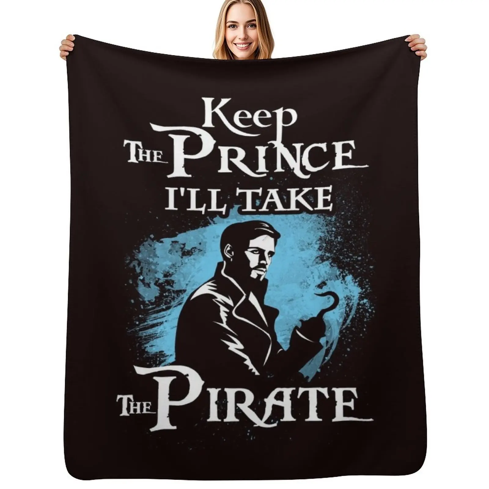 

Keep The Prince, I'll Take The Pirate Throw Blanket Vintage Decorative Sofa Moving anime Blankets